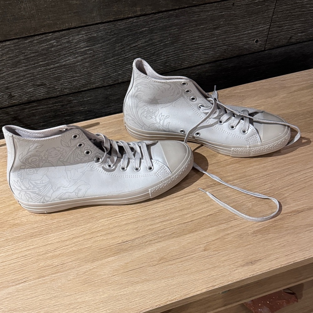 Converse Gray High-Top Sneakers